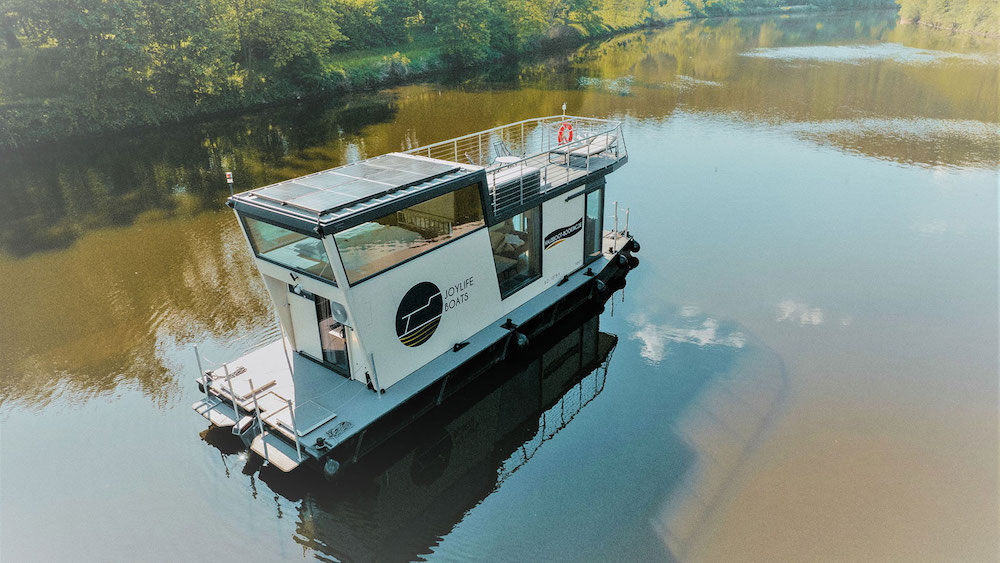 Home on the water Joylife Boats with Torqeedo Cruise motors Marine