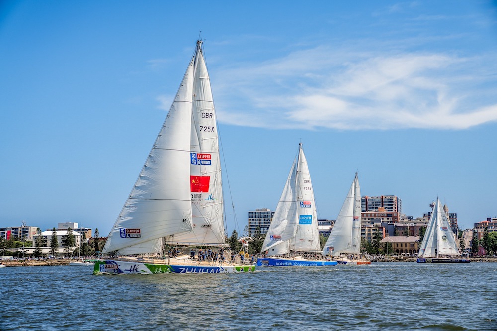 around the world yacht race newcastle