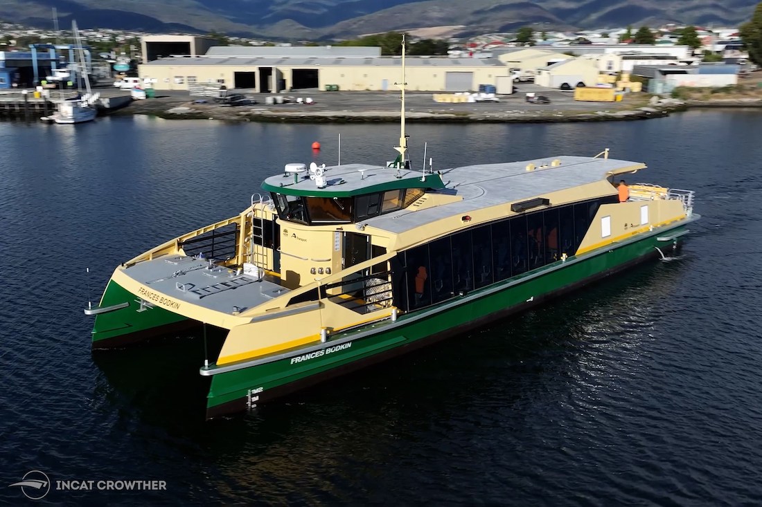 First vessel in new fleet of next generation Parramatta River ferries ...
