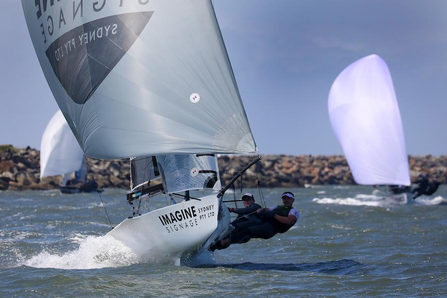 Lee leads 16ft Skiff NSW Titles after Day 2 abandoned - Marine Business ...