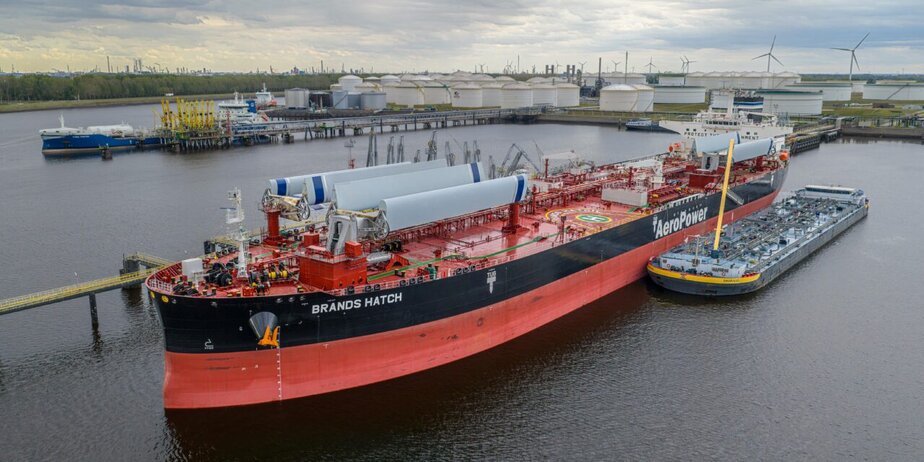 World’s First Wind-Assisted Newbuild Tanker Arrives in Europe, Proving ...